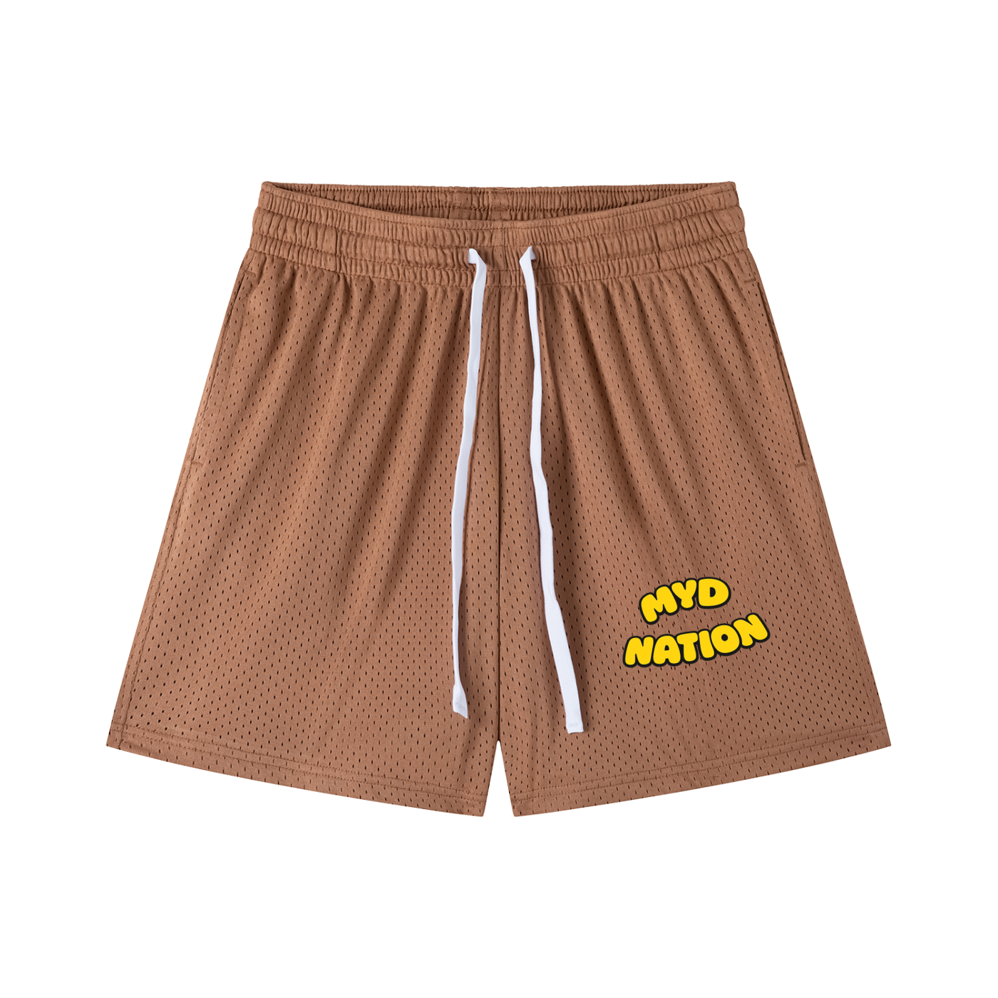 Mesh Drawstring Shorts