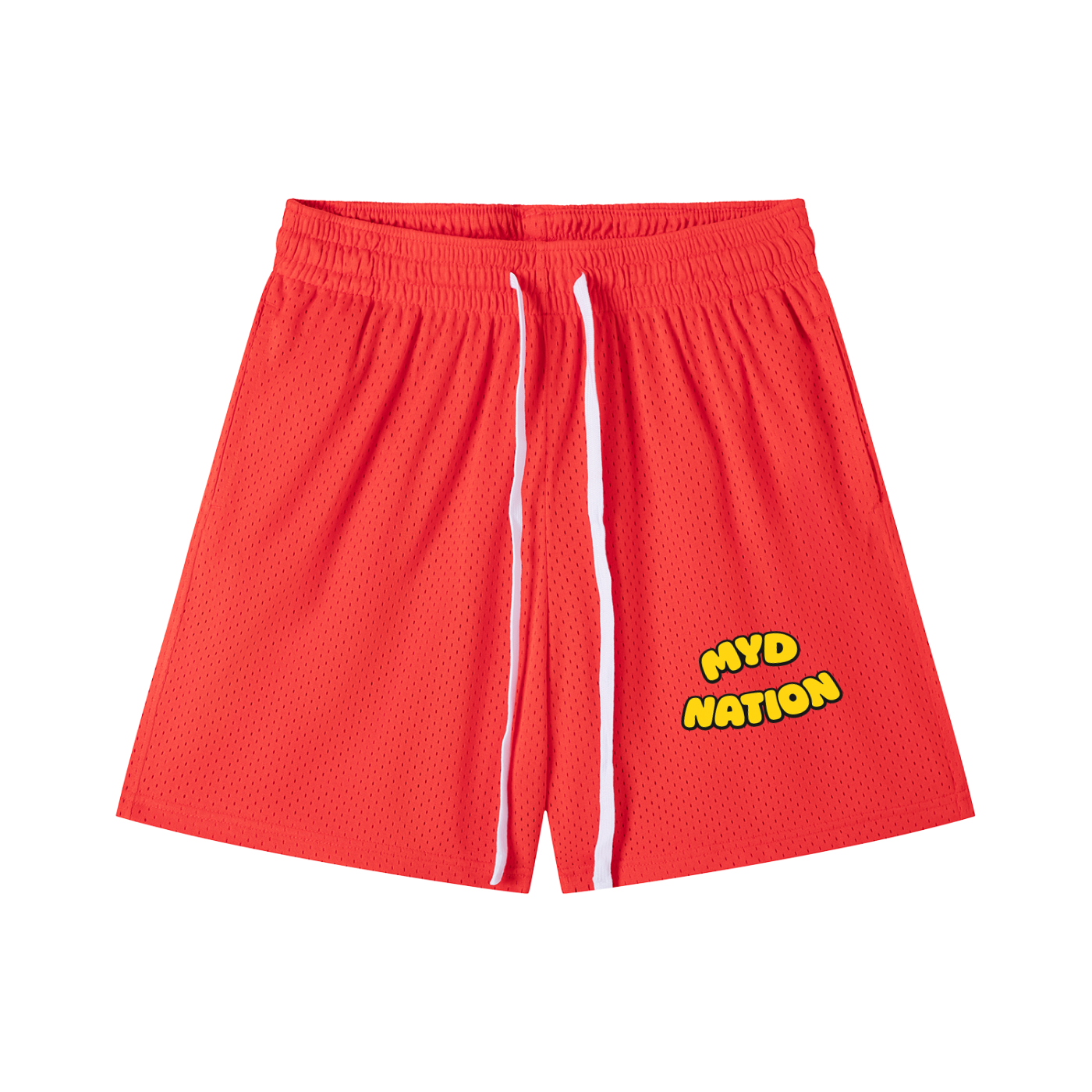 Mesh Drawstring Shorts