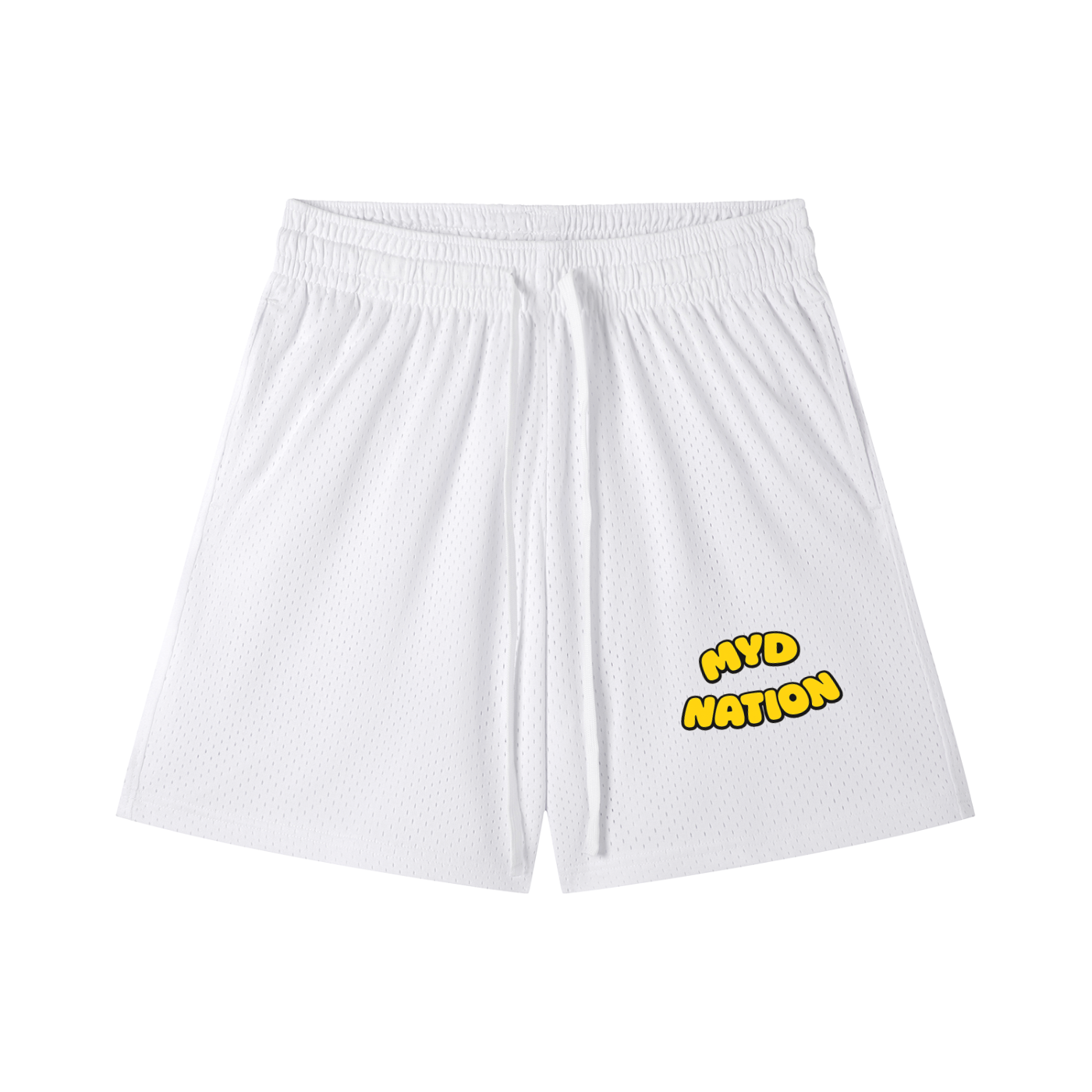 Mesh Drawstring Shorts