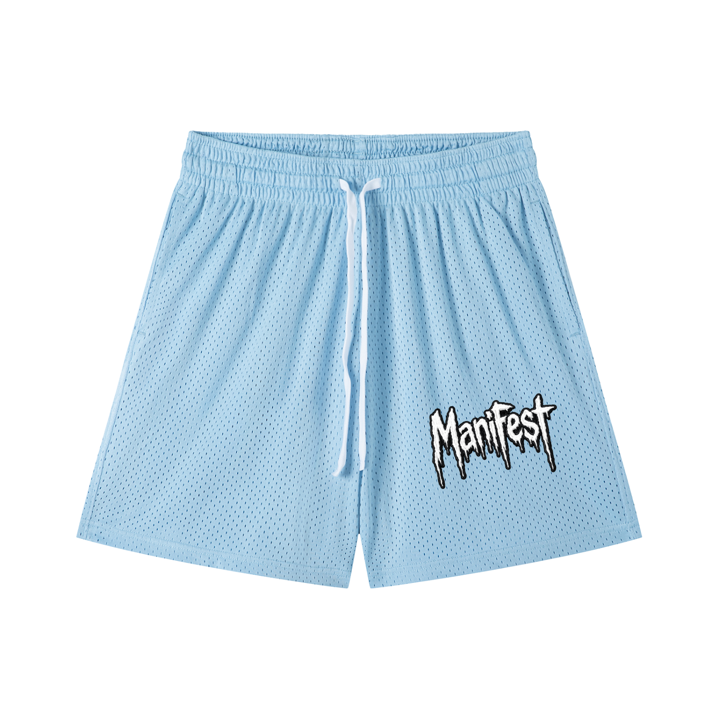 Mesh Drawstring Shorts