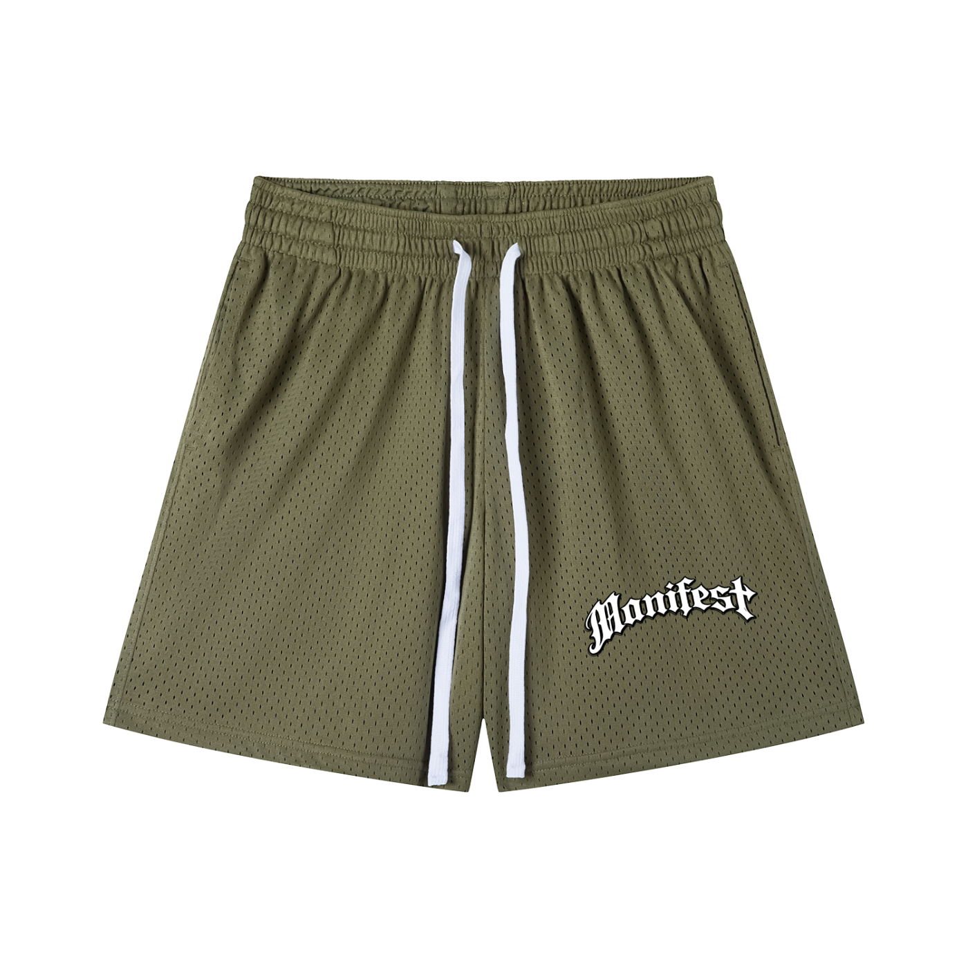 Mesh Drawstring Shorts