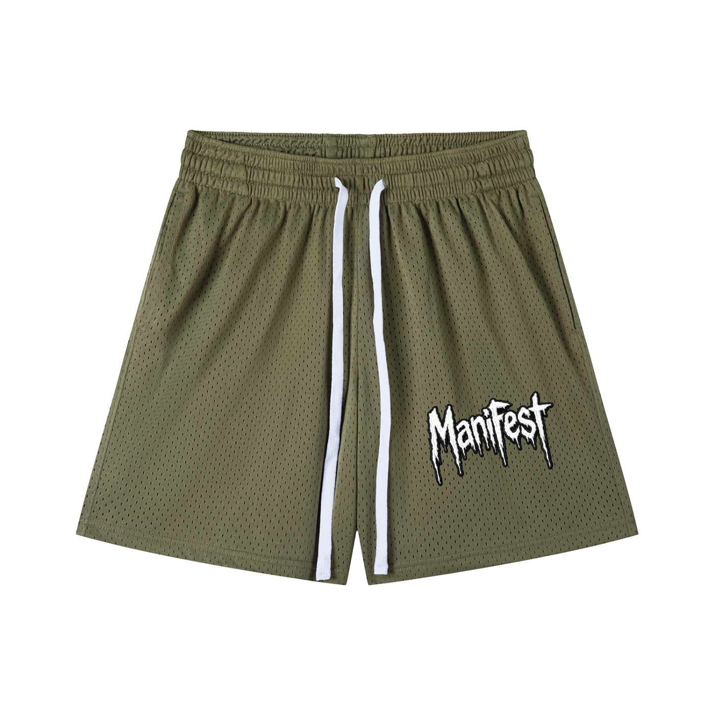Mesh Drawstring Shorts
