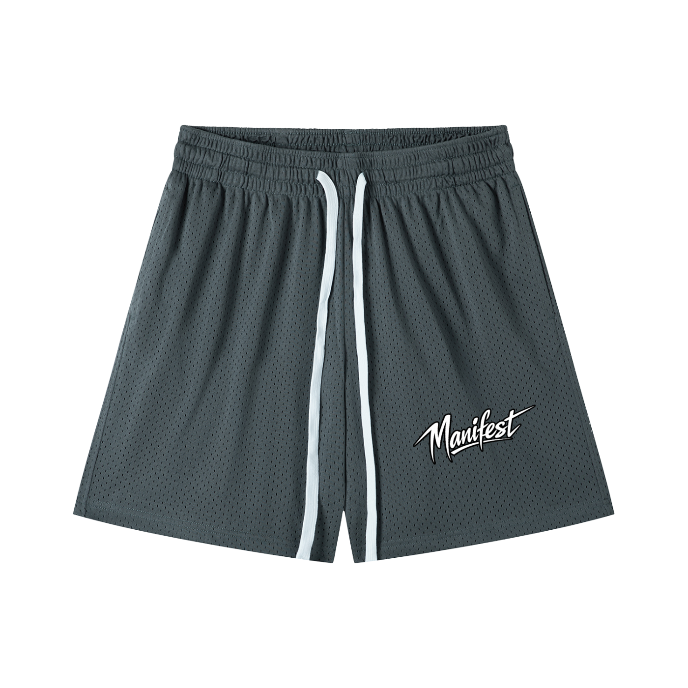 Mesh Drawstring Shorts
