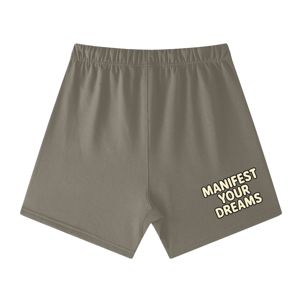 Unisex Earth Tone Loose Fit Cotton Shorts