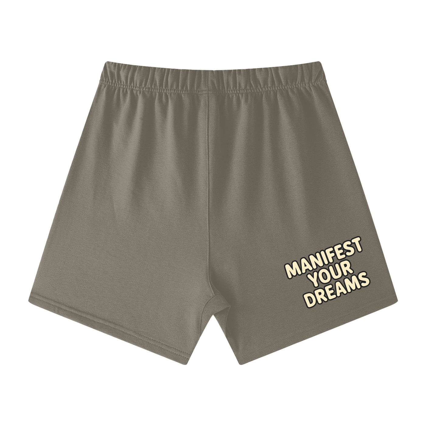 Unisex Earth Tone Loose Fit Cotton Shorts