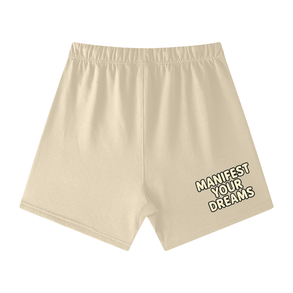 Unisex Earth Tone Loose Fit Cotton Shorts