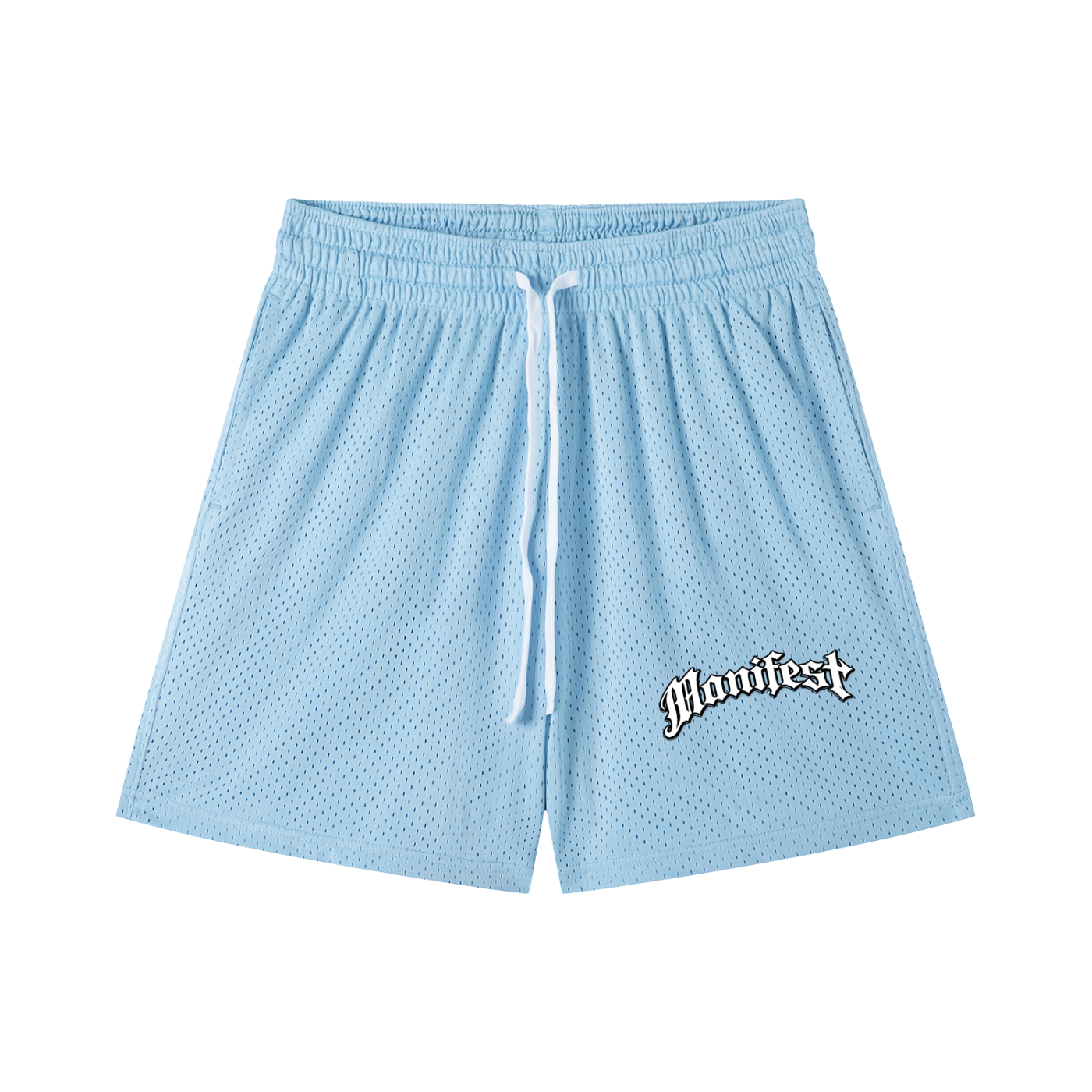 Mesh Drawstring Shorts