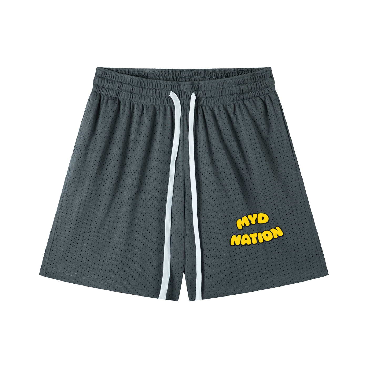 Mesh Drawstring Shorts