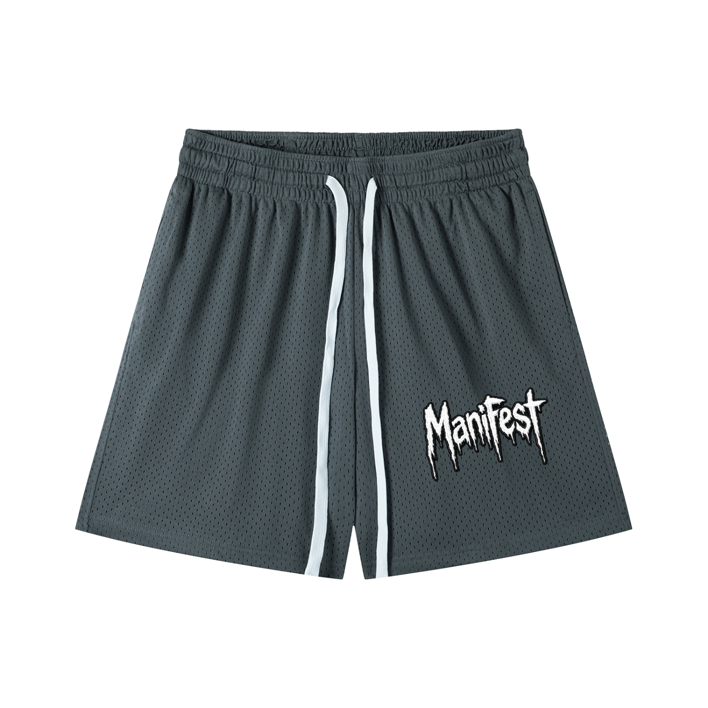 Mesh Drawstring Shorts