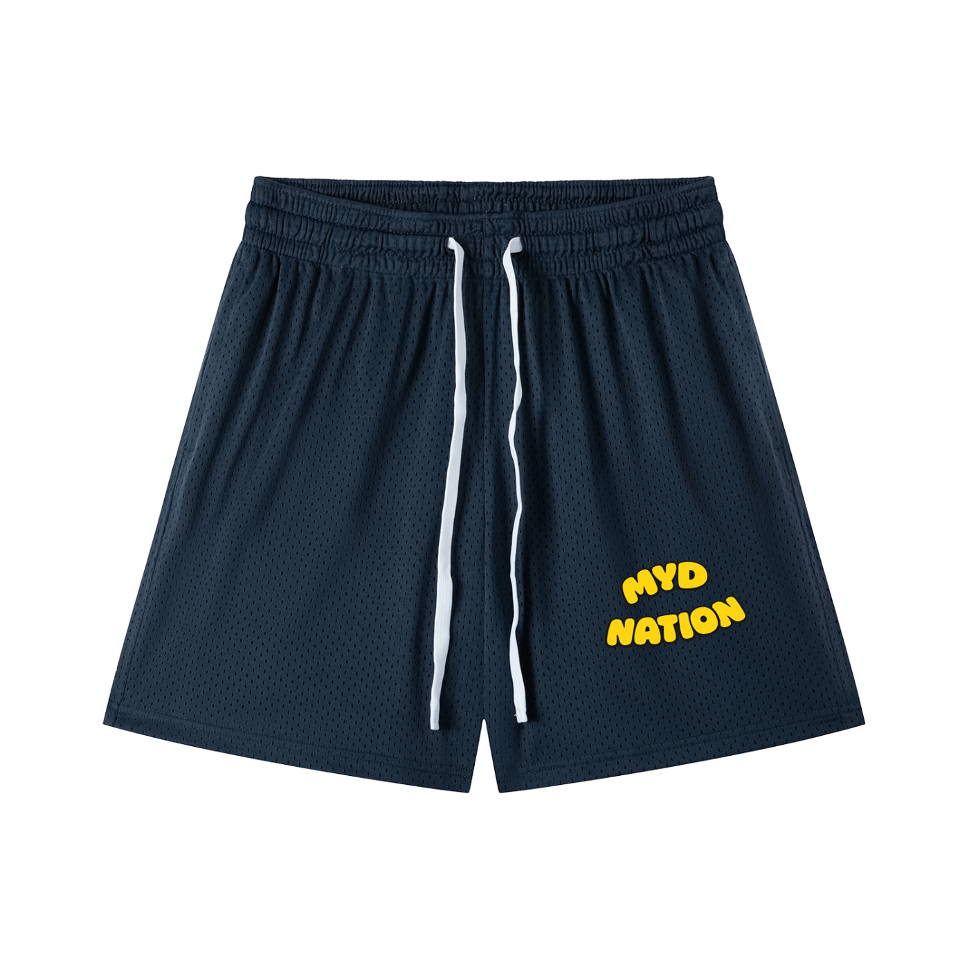 Mesh Drawstring Shorts