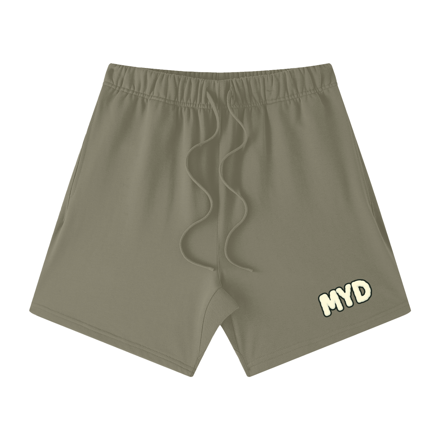 Unisex Earth Tone Loose Fit Cotton Shorts