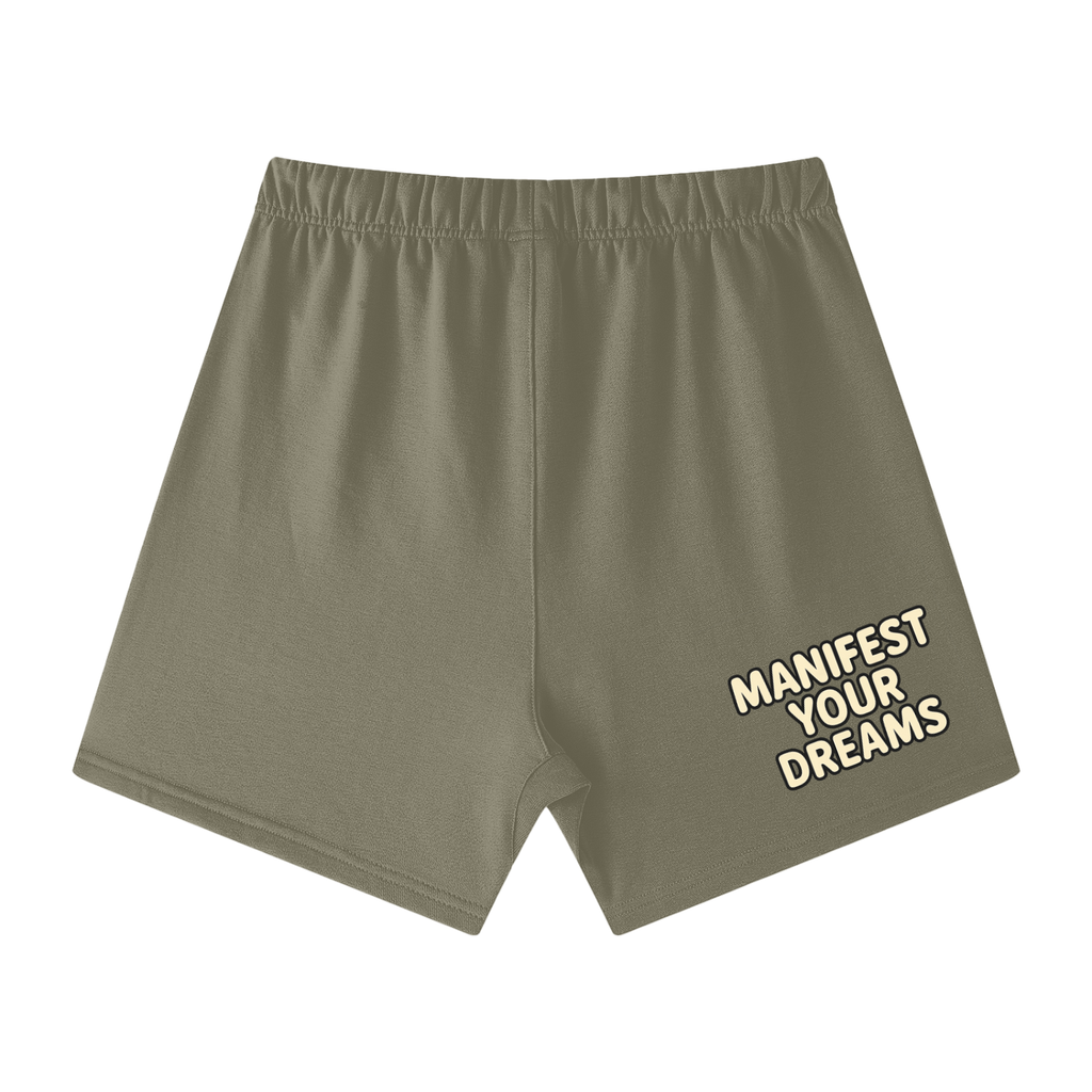 Unisex Earth Tone Loose Fit Cotton Shorts
