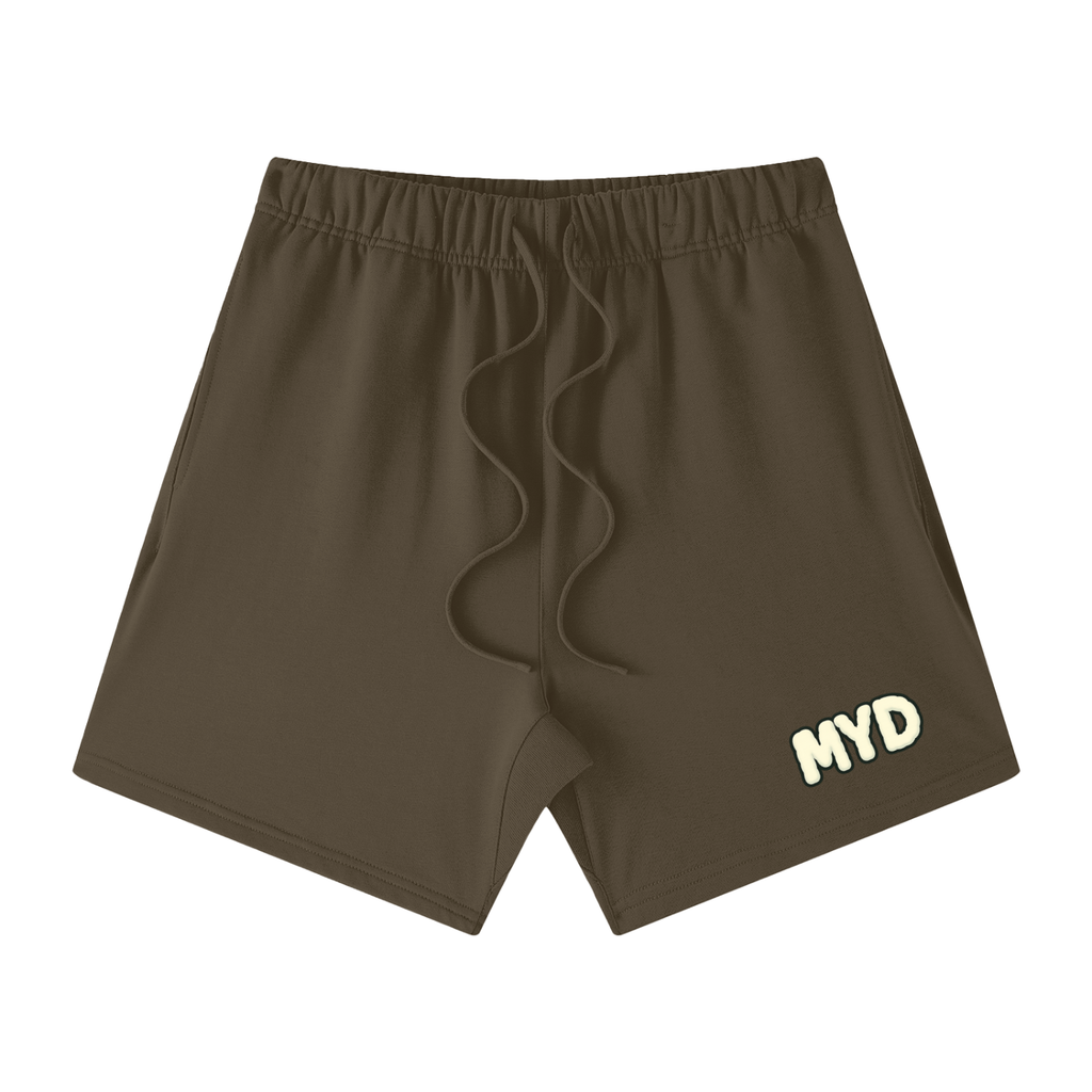 Unisex Earth Tone Loose Fit Cotton Shorts