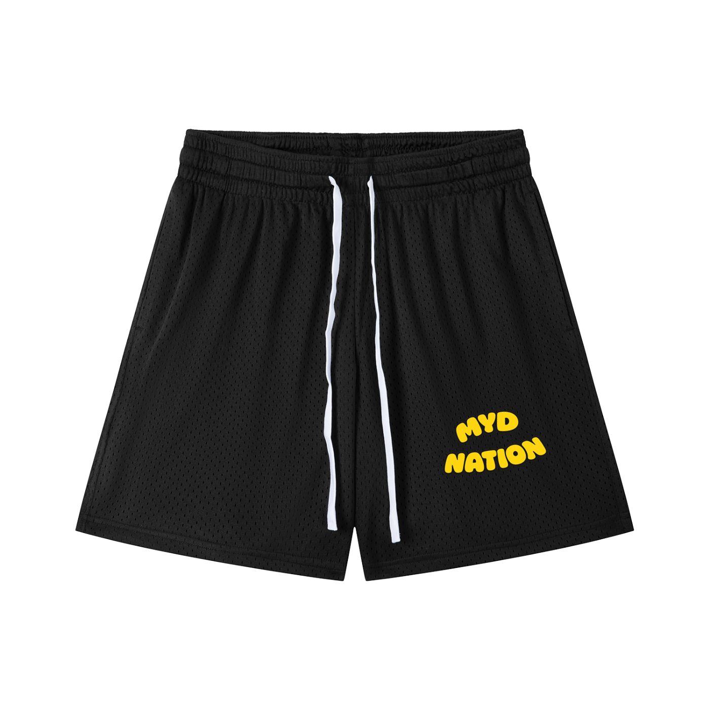 Mesh Drawstring Shorts