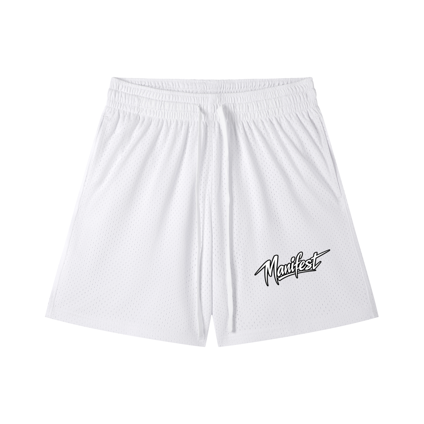 Mesh Drawstring Shorts