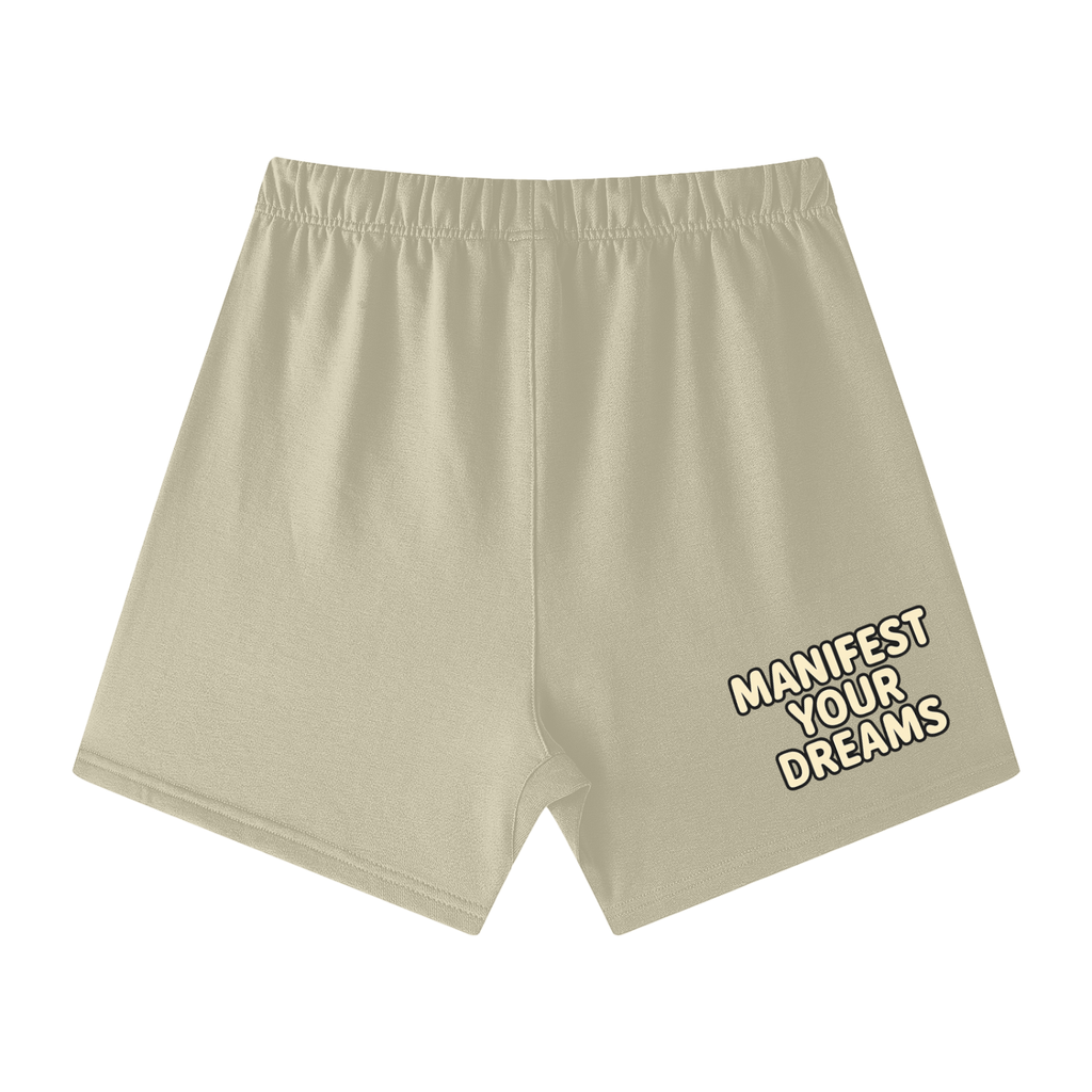 Unisex Earth Tone Loose Fit Cotton Shorts