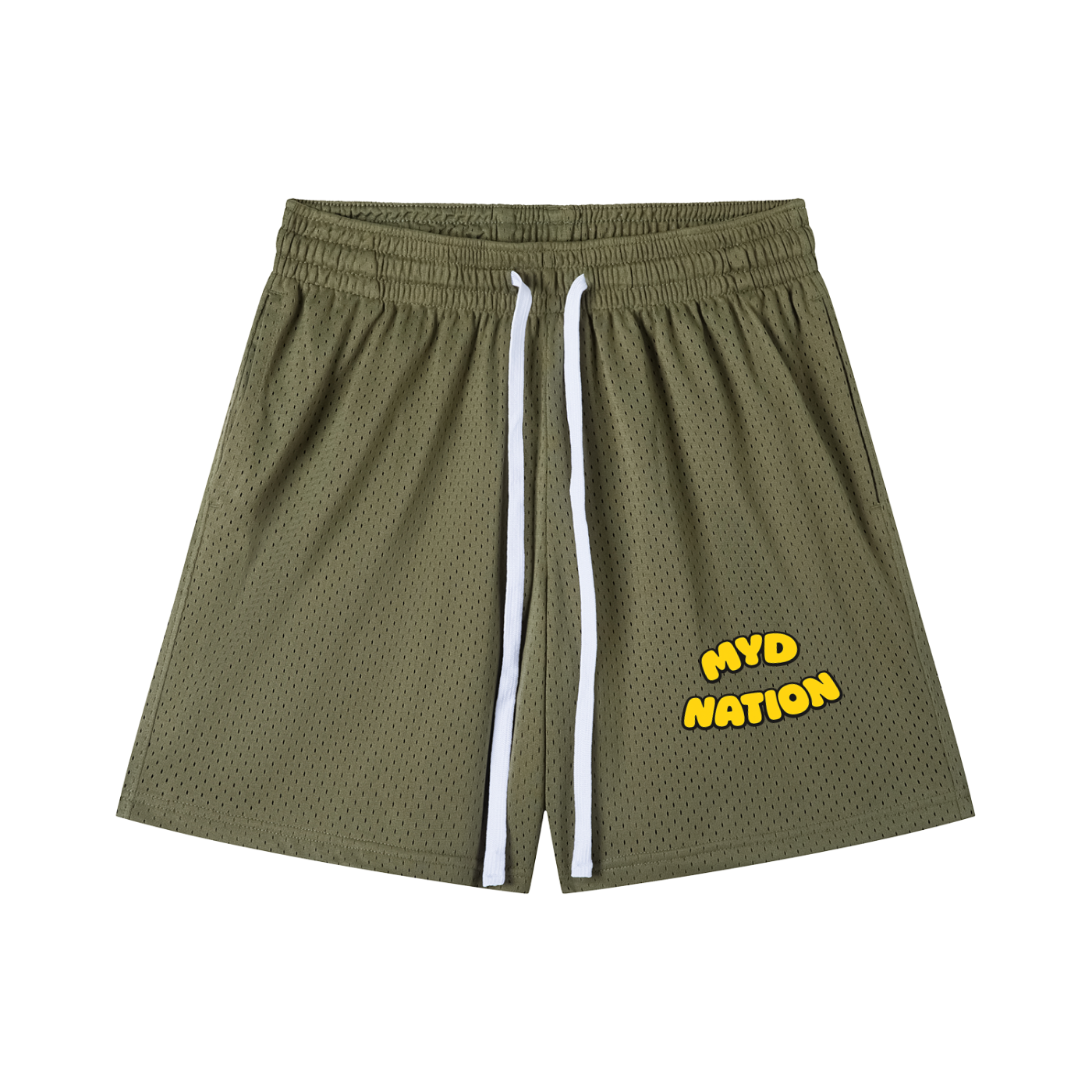 Mesh Drawstring Shorts