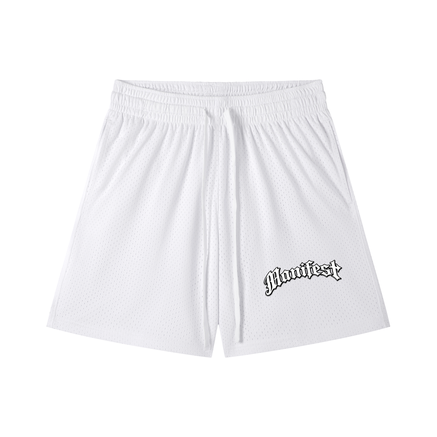 Mesh Drawstring Shorts