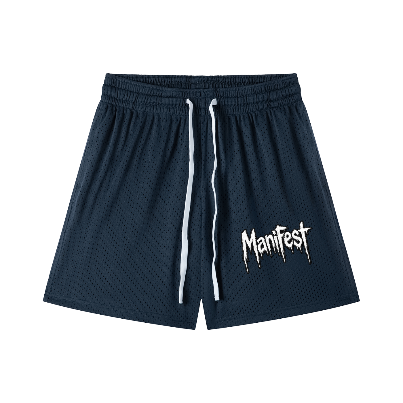 Mesh Drawstring Shorts