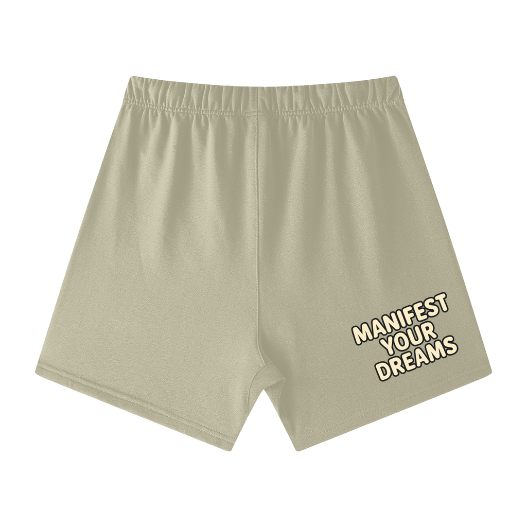 Unisex Earth Tone Loose Fit Cotton Shorts