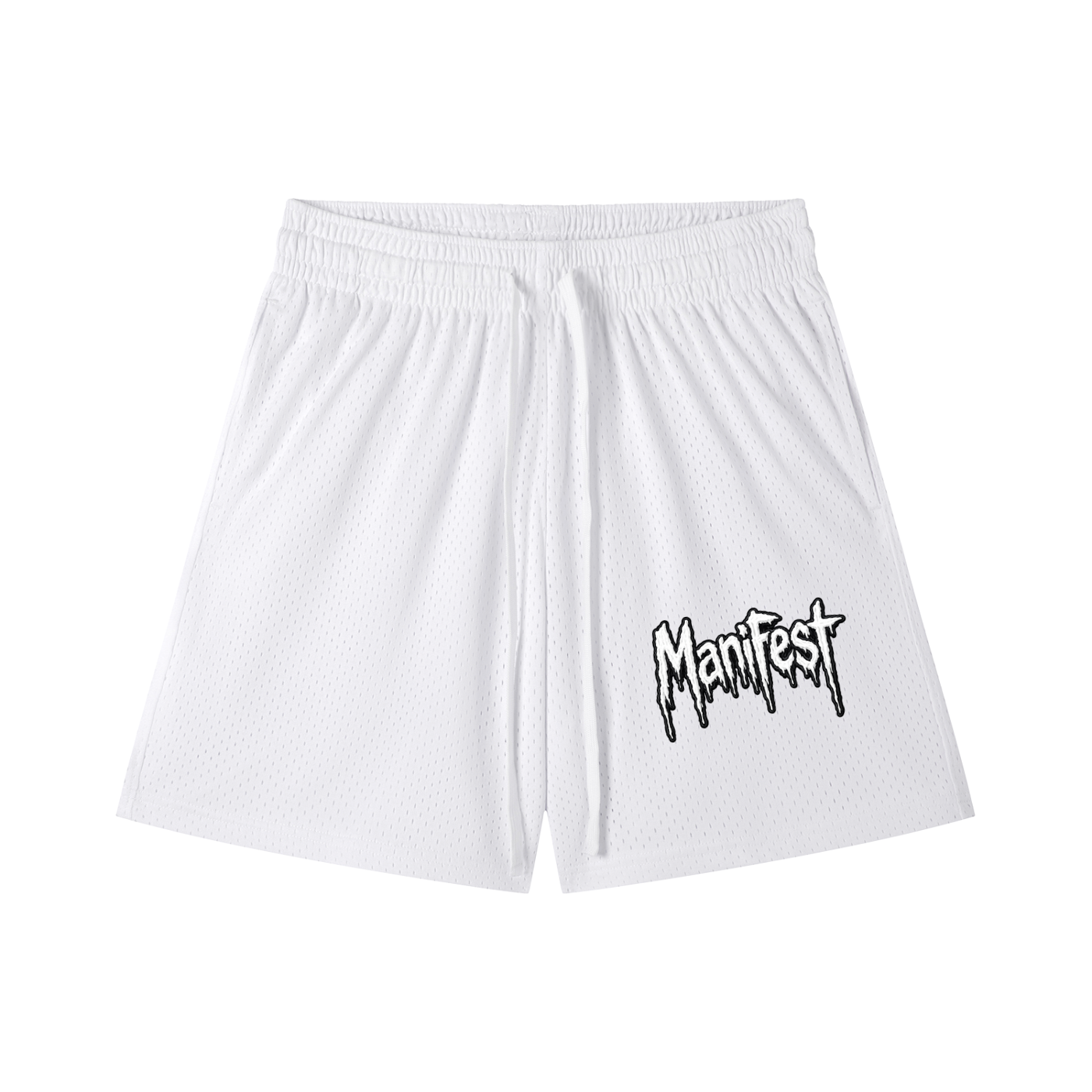 Mesh Drawstring Shorts